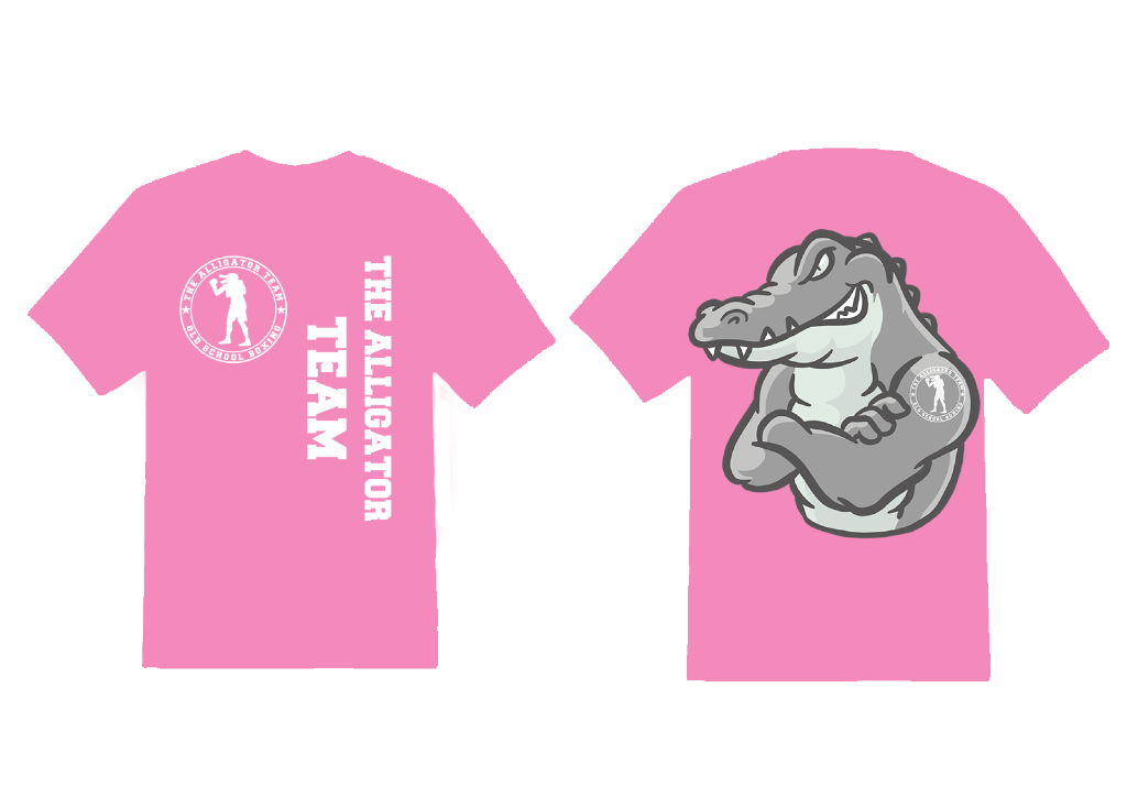 Camiseta rosa The Alligator Team