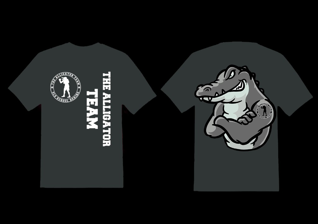 Camiseta gris The Alligator Team